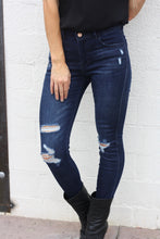 Load image into Gallery viewer, Demi Dark Wash Skinny Denim