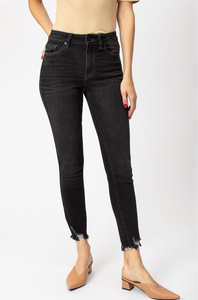 High Rise Black Denim