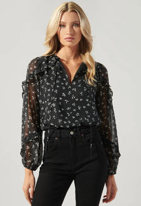 Annabelle Ruffle Blouse