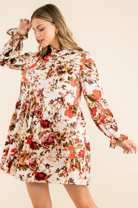 Andrea Floral Print Dress