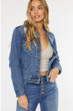 Load image into Gallery viewer, Distressed Denim Jacket
