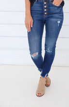 Load image into Gallery viewer, Dark Wash High Waisted Denim
