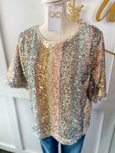 Load image into Gallery viewer, Vivian Sequin Top