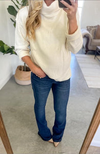 Dark Wash Flare Denim