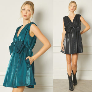 Metallic Holiday Dress