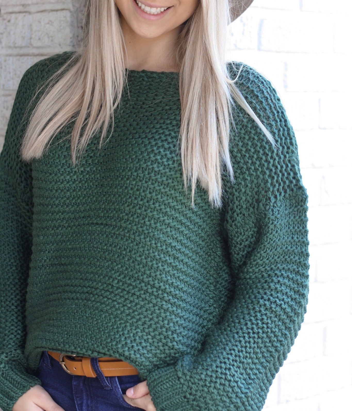 Hunter hotsell green sweater