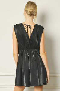 Metallic Holiday Dress