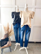 Load image into Gallery viewer, Jordan Leather Short Sleeve Top