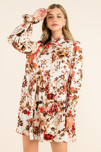 Andrea Floral Print Dress