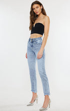 Load image into Gallery viewer, High rise slim straight Denim