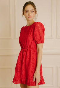 Lovely Day Red Heart Dress