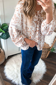 Claire Floral Top