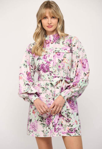 Natasha Floral Print Dress