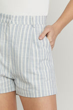Load image into Gallery viewer, Dove Blue Stripe Shorts