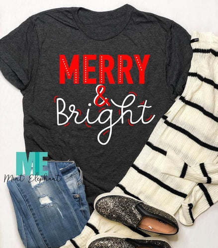 Merry & Bright Graphic Tee
