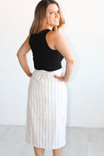 Load image into Gallery viewer, Gillian Button Skirt