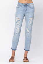 Load image into Gallery viewer, Destroyed Mid-Rise Denim