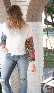 Nikki Print Top