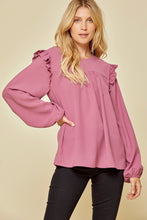 Load image into Gallery viewer, Holly Ruffle Blouse