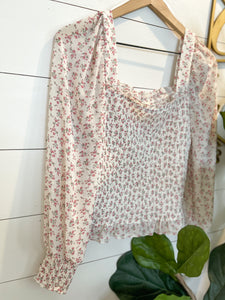 Kenna Smocked Top
