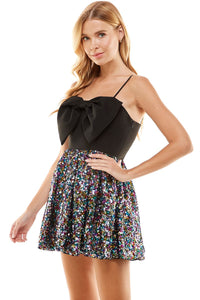 Ritz Sequined Bow Dress