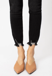 High Rise Black Denim