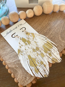 Leather Fringe Earrings