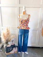 Load image into Gallery viewer, Aurora Floral Tie Top