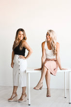 Load image into Gallery viewer, Gillian Button Skirt