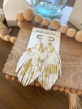 Load image into Gallery viewer, Leather Fringe Earrings