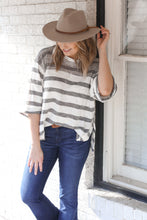 Load image into Gallery viewer, Grace Knit Top-Charcoal
