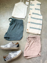 Load image into Gallery viewer, Khaki Drawstring Shorts
