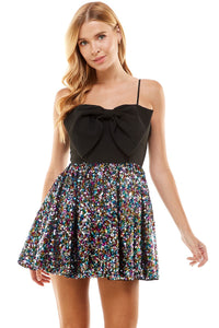 Ritz Sequined Bow Dress