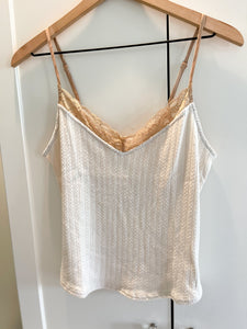 Cream Waffle Cami