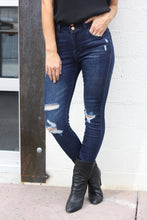 Load image into Gallery viewer, Demi Dark Wash Skinny Denim
