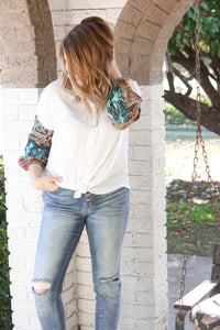 Nikki Print Top