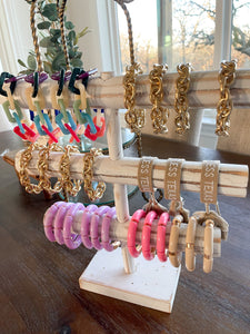 Acrylic Multicolor Link Bracelet