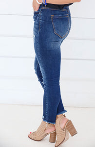 Dark Wash High Waisted Denim