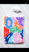 Load image into Gallery viewer, Embroidered Cosmetic Bag