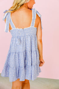 Daisy Print Mini Dress