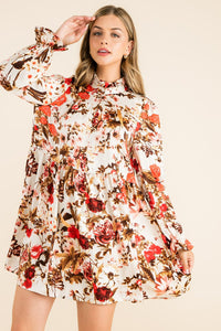 Andrea Floral Print Dress