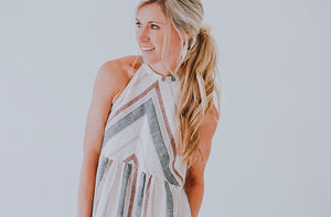 Striped Woven Dress