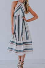 Load image into Gallery viewer, Striped Woven Dress